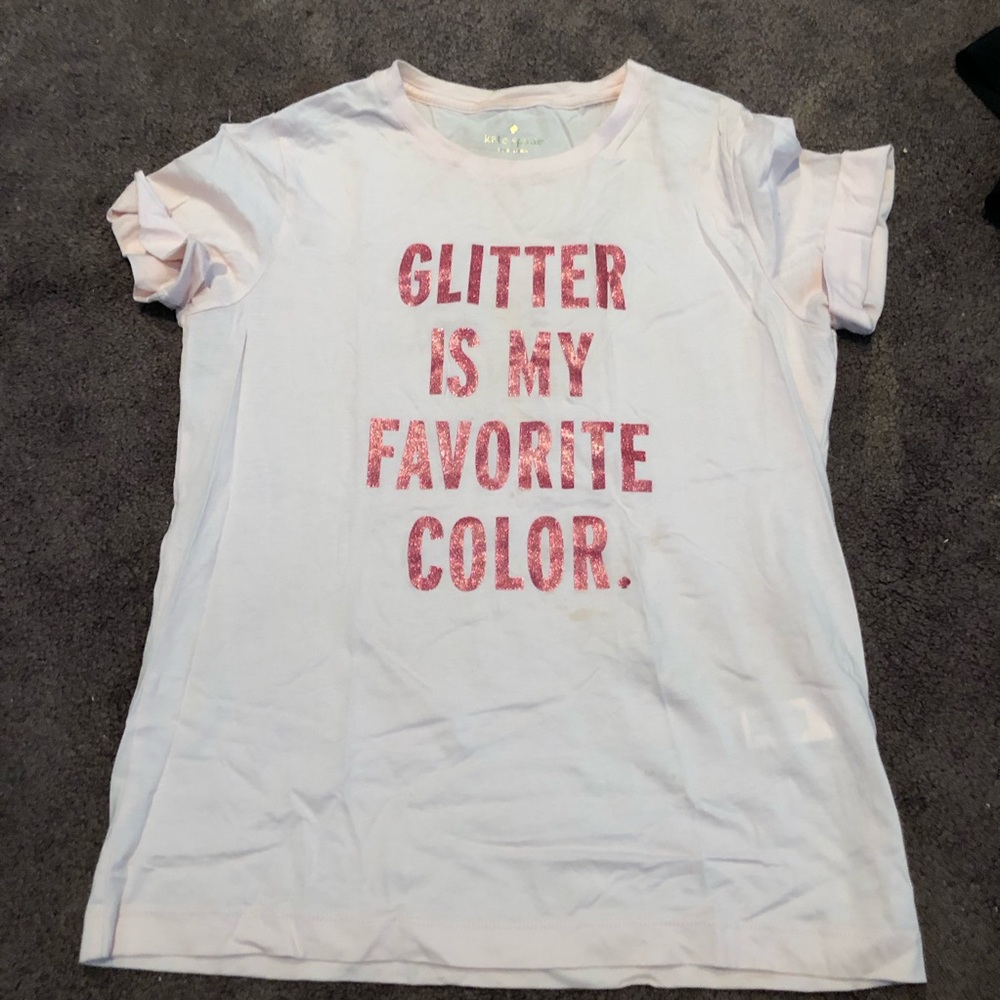 Kate spade glitter is my favorite color t shirt